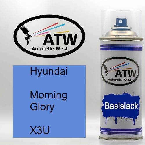 Hyundai, Morning Glory, X3U: 400ml Sprühdose, von ATW Autoteile West.